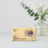 ベベル代替先生カスタム名刺 名刺 (スタンド正面)