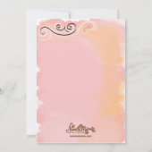 ベベ-インスピレーフランスのドベビーシャワー招待状 招待状 (裏面)