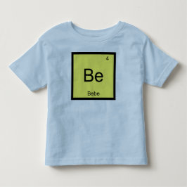 ベベ 名前 化学 元素 周期表 トドラーTシャツ