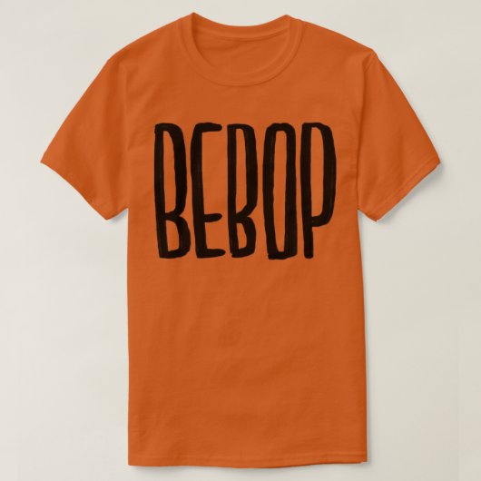 ベボップジャズミュージック Tシャツ (デザイン正面)