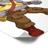 ベボップロッキードビッおもしろいクプリント ポスター (角)