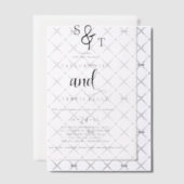 ベミニマルルモダンム招待状 ベラム紙招待状 (オフセット (招待状))