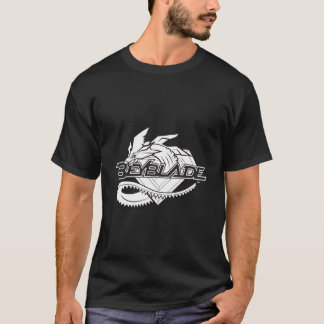 ベヤーブドラグーンモノクロ Tシャツ
