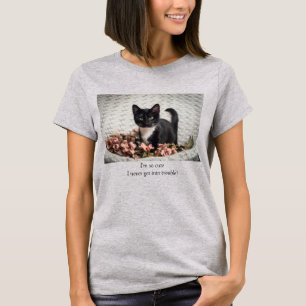 ベラかわいらしバラかわいいTシャツ Tシャツ