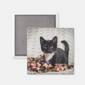 ベラかわいらしバラ マグネット (正面/裏面)