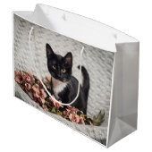 ベラかわいらしバラ ラージペーパーバッグ (裏面アングル)