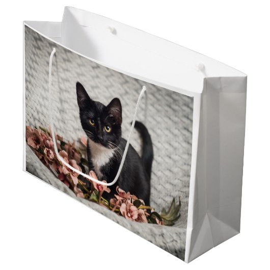 ベラかわいらしバラ ラージペーパーバッグ (正面アングル)