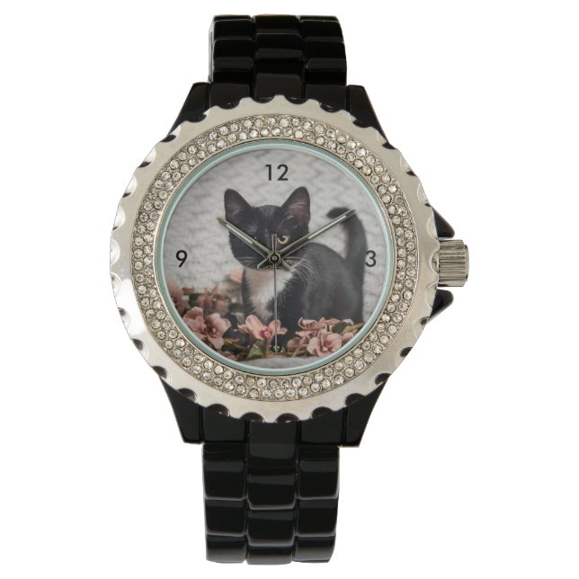 ベラかわいらしバラ 腕時計 (正面)