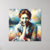 ベラの視線 キャンバスプリント (正面)