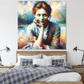 ベラの視線 キャンバスプリント (インサイチュ (寝室))