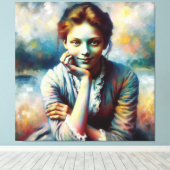 ベラの視線 キャンバスプリント (インサイチュ (ウッドフロア))