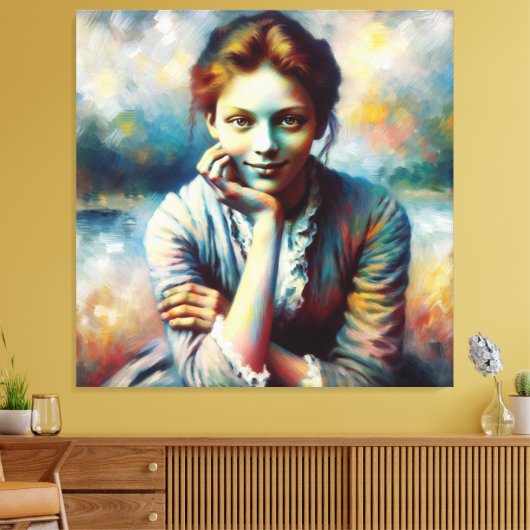 ベラの視線 キャンバスプリント (インサイチュ (リビング))