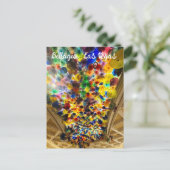 ベラカラフルージオ天井 ポストカード (スタンド正面)