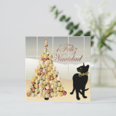 ベラカード/招待状付きクスペインのリスマス 招待状 (スタンド正面)