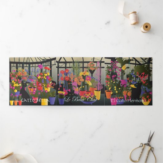 ベラキャット4-6三つ折カード 三つ折りカード (外部)