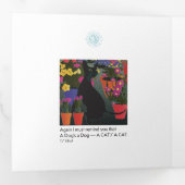 ベラキャット4-6三つ折カード 三つ折りカード (内部最初)