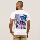 ベラキャンバスジャージーショートスリーブTシャツ子猫 Tシャツ (裏面フル)