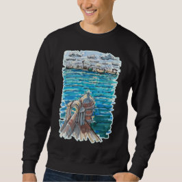 ベラクルスのサンフアン・デ・ウルアの穏やかな水辺 スウェットシャツ