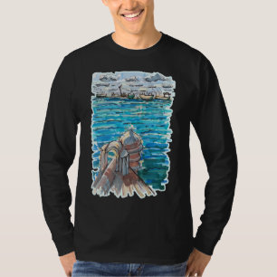 ベラクルスのサンフアン・デ・ウルアの穏やかな水辺 Tシャツ