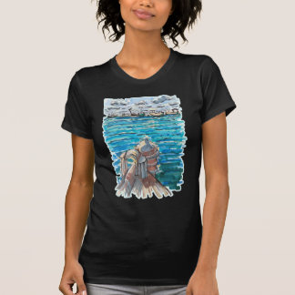 ベラクルスのサンフアン・デ・ウルアの穏やかな水辺 Tシャツ