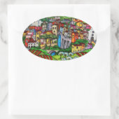 ベラグアルディア 楕円形シール (バッグ)