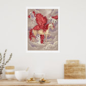 ベラサラアネモネ – プリント (キッチン)