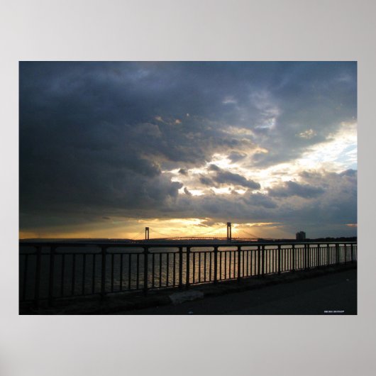 ベラザノブリッジBrooklyn New Yorkポスター ポスター (正面)