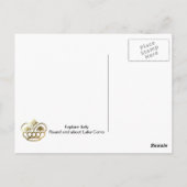 ベラジオ湖を楽しむ ポストカード (裏面)