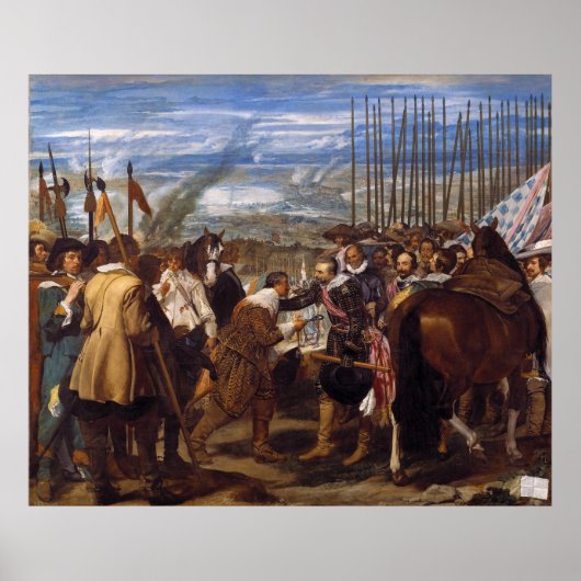 ベラスケスによるブレダまたはランスの降伏 ポスター (正面)