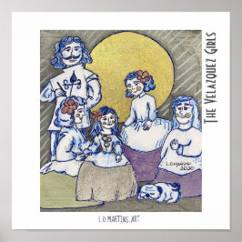 ベラスケスガールズプリント ポスター