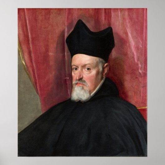 ベラスケス大司教フェルナンド・デ・ヴァルダス1640 ポスター (正面)