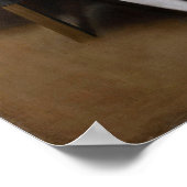 ベラスケス語 – スペインのフィリップ4世（茶色と銀） ポスター (角)