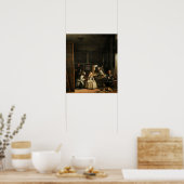 ベラスケス – ザ・ガールズ1656 ポスター (キッチン)