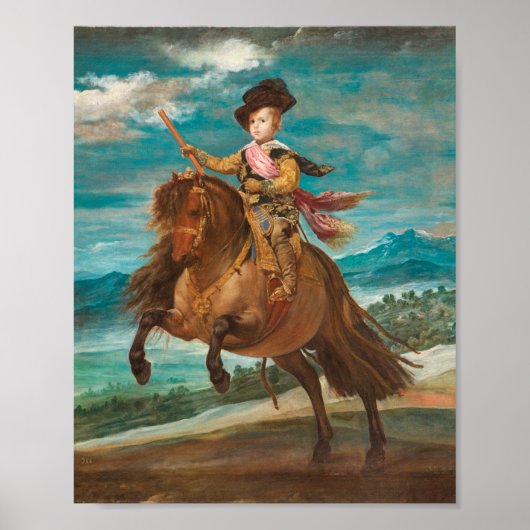 ベラスケス – ポートレートオブプリンス・バルタサール・チャールズ ポスター (正面)