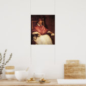 ベラスケス – ポートレートオブポープイノセントX 1650 ポスター (キッチン)