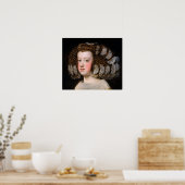 ベラスケス – マリアテレサ1651 ポスター (キッチン)