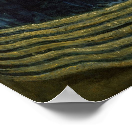 ベラスケス – マルガリタテレサの青いドレス ポスター (角)