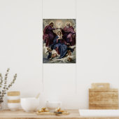 ベラスケス – 私たちの女性の戴冠式1635 ポスター (キッチン)