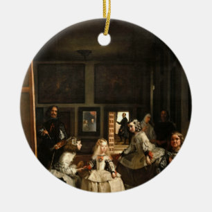 ベラスケス- Las Meninas 1656年 セラミックオーナメント