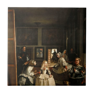 ベラスケス- Las Meninas 1656年 タイル