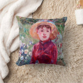 ベラス・モリソト・レッドの女性 クッション (ブランケット)