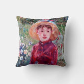 ベラス・モリソト・レッドの女性 クッション (裏面)