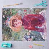 ベラス・モリソト・レッドの女性 薄葉紙 (クラフト)