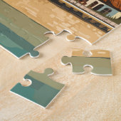 ベラットアルバニアトラベルアートヴィンテージ ジグソーパズル (側面)