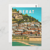ベラットアルバニアトラベルアートヴィンテージ ポストカード