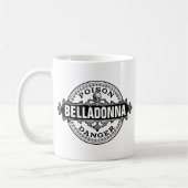 ベラドンナヴィンテージスタイル毒ラベル マグカップ (左)