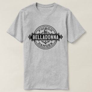 ベラドンナヴィンテージスタイル毒ラベル Tシャツ
