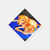 ベラナナナプキンズバイタマラディアズアート スタンダードカクテルナプキン (角)