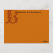 ベラバンドはがき… ポストカード (裏面)