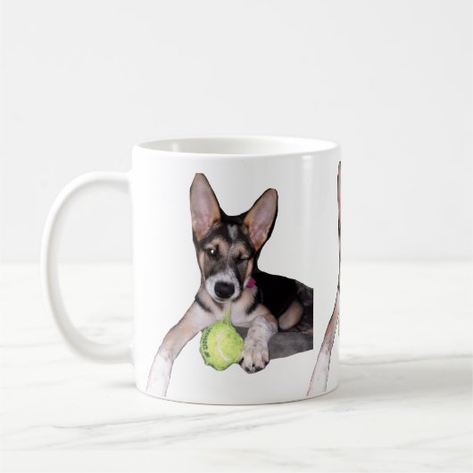 ベラパピーw/ボール コーヒーマグカップ (左)